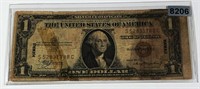 1935 $1 US Brown Seal Bill LIGHTLY CIRCULATED
