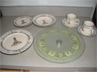 Lazy Susan and Misc. Light House Dishes
