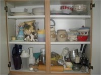 Contents of Cabinet-Rolling Pin, Kitchen Utensils
