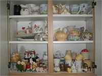 Contents of Cabinet-Salt and Pepper Shakers,