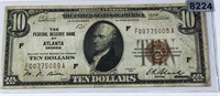1929 $10 Brown Seal Bill NEARLY UNCIRCULATED