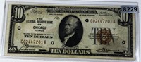 1929 $10 Brown Seal Bill UNCIRCULATED