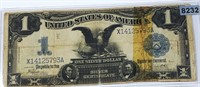1900 $1 US Silver Certificate NICELY CIRCULATED