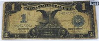 1900 $1 US Silver Certificate LIGHTLY CIRCULATED