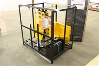 TMG Industrial Skid Steer Hydraulic Post Driver,