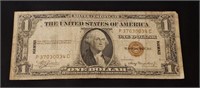 1935 A $1 Silver Certificate- Hawaii Overprint