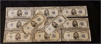 11-1934A $5 Silver Certificates