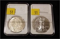 2014 & 2015 American Silver Eagle Dollars