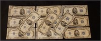 12-1934 A $5 Silver Certificates