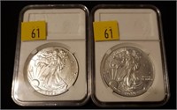2020 & 2021 American Eagle Silver Dollars