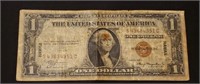1935 A Hawaii Overprint $1 Silver Certificate