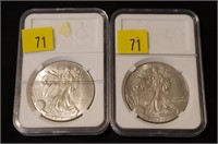 2016 & 2017 American Eagle Silver Dollars