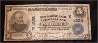 1905 $5 National Large Note-