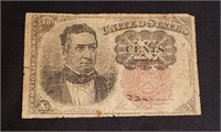 1951 US 10 Cent Fractional Currency Bill