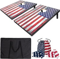 Nattork Premium Cornhole Set American Flag