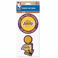 NBA  LAKERS Finals champs 2020 sticker set 2 pc NB