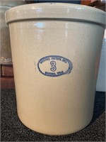 No. 3 Marshall Pottery Crock