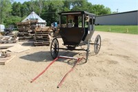 Amish Single Buggy 4-Seats W/ Phil/Shaft