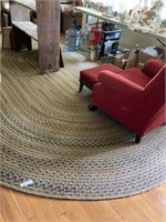 Large Room Sized Braided Rug