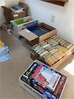 (6) Boxes of Mostly Modern Books