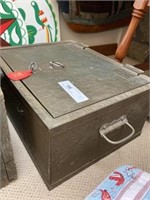 Vintage Strong Box with Key