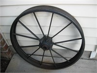 27" Iron Wagon Wheel