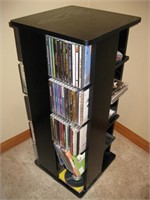 Rotating CD Tower with Tons of CD's