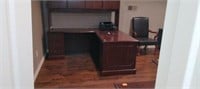 Large office desk with hutch