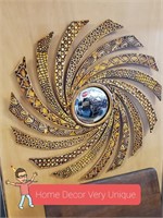 Unique Spiral Decorative Mirror, EyeCatching Focal