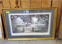 PLANTATION PRINT, SIGNED AND NUMBERED 735/950
