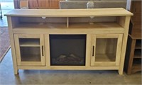 CABINET GLASS ELECTRIC FIRE PLACE