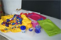 Toddler Lot - Cups, Dishes and Floaties