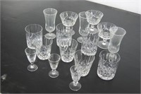 Crystal Drinking Glasses and Dessert Bowls