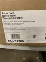Box of paper rolls