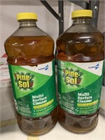 2 bottles of Pine-sol