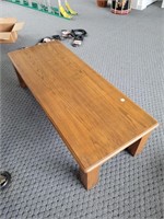 Hardwood coffee table