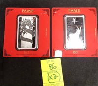 Pamp Suisee 5 oz. Fine Silver .999