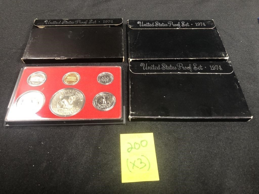 Large Estate Auction of Coins & Currency & Jewelry