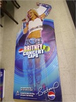 Brittney Spears Concert Caps StandUp Advertisement