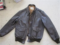 U.S.A. Fly Leather Jacket Vintage