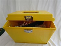 Vintage Storage Box With Crafts