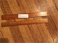 Vintage - Wooden Rulers