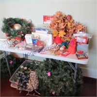 CHRISTMAS-ALL ON TAOP TABLE & UNDER TABLE-