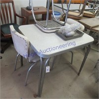 TABLE & 3 CHAIRS- APPROX 30"TX34"LX31"D