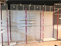 Wire shelving, 18x864x96