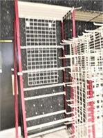 Wire shelving, 18x1332x96