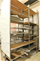Backroom shelves NO CONTENTS, 36x96x120