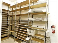Backroom shelves NO CONTENTS, 18x132x120