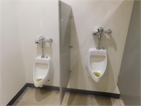 2 Urinals with blind