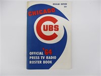 1964 Chicago Cubs Media Guide
